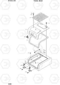 6280 TOOL BOX R140LC-9A, Hyundai