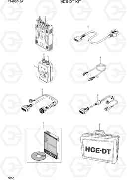 8050 HCE-DT KIT R140LC-9A, Hyundai