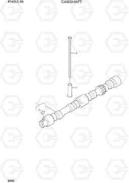 9060 CAMSHAFT R140LC-9A, Hyundai