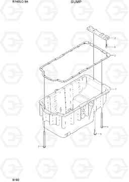 9190 SUMP R140LC-9A, Hyundai