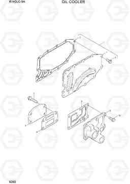 9260 OIL COOLER R140LC-9A, Hyundai