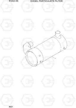 9421 DIESEL PARTICULATE FILTER R140LC-9A, Hyundai