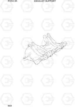 9423 EXHAUST SUPPORT R140LC-9A, Hyundai