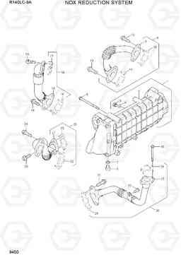 9450 NOX REDUCTION SYSTEM R140LC-9A, Hyundai