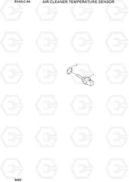 9460 AIR CLEANER TEMPERATURE SENSOR R140LC-9A, Hyundai