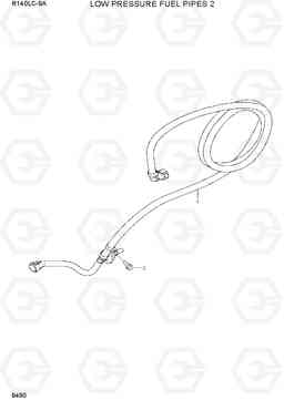 9490 LOW PRESSURE FUEL PIPES 2 R140LC-9A, Hyundai