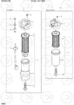 9500 FUEL FILTER R140LC-9A, Hyundai