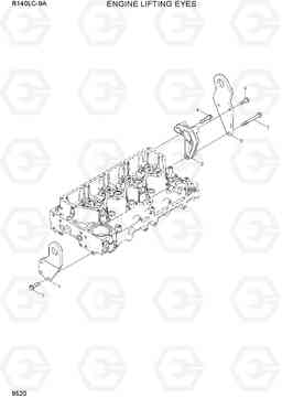 9520 ENGINE LIFTING EYES R140LC-9A, Hyundai