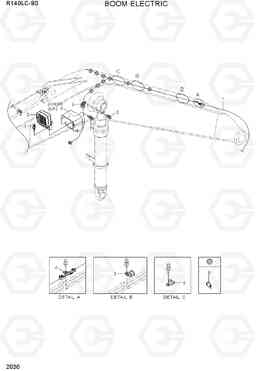 2030 BOOM ELECTRIC R140LC-9S, Hyundai