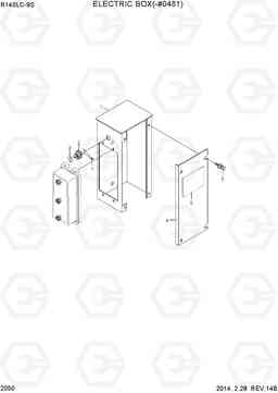 2050 ELECTRIC BOX(-#0481) R140LC-9S, Hyundai