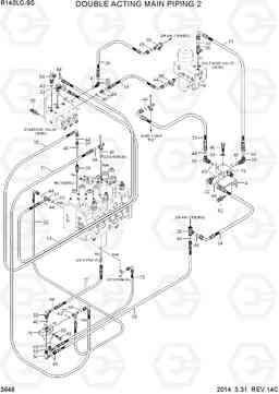 3646 D/ACT MAIN PIPING KIT 2(CLUSTER TYPE 1) R140LC-9S, Hyundai