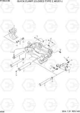 4530 QUICK CLAMP(CLOSED TYPE 2, #0261-) R140LC-9S, Hyundai