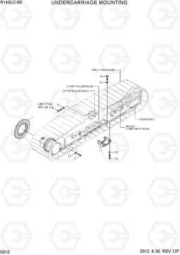 5010 UNDERCARRIAGE MOUNTING R140LC-9S, Hyundai