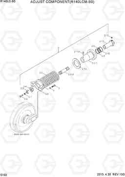 5150 ADJUST COMPONENT(R140LCM-9S) R140LC-9S, Hyundai