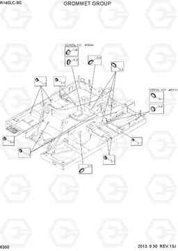 6300 GROMMET GROUP R140LC-9S, Hyundai