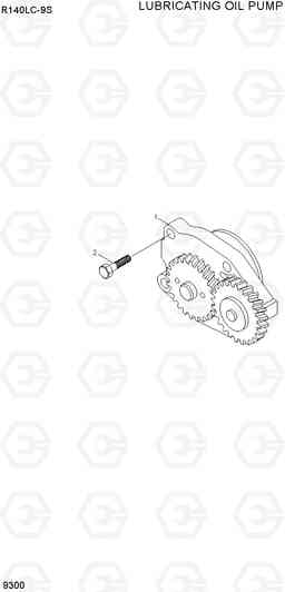 9300 LUBRICATING OIL PUMP R140LC-9S, Hyundai