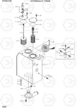 3020 HYDRAULIC TANK R140LC-9V(INDIA), Hyundai