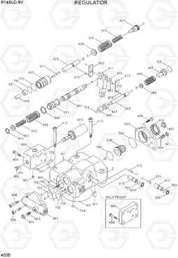 4020 REGULATOR R140LC-9V(INDIA), Hyundai