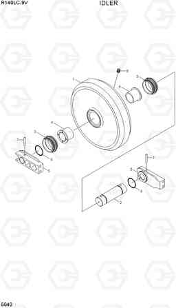 5040 IDLER R140LC-9V(INDIA), Hyundai