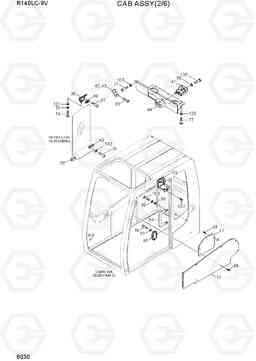 6030 CAB ASSY(2/6) R140LC-9V(INDIA), Hyundai