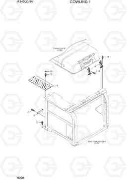 6200 COWLING 1 R140LC-9V(INDIA), Hyundai