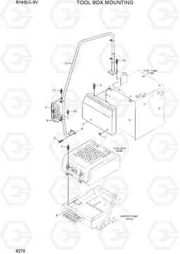 6270 TOOL BOX MOUNTING R140LC-9V(INDIA), Hyundai