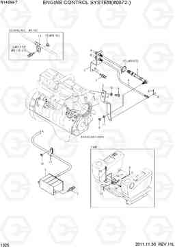1025 ENGINE CONTROL SYSTEM(#0072-) R140W-7, Hyundai