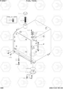 1080 FUEL TANK R140W-7, Hyundai