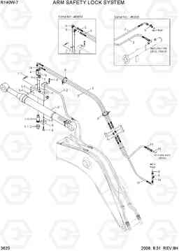 3620 ARM SAFETY LOCK SYSTEM R140W-7, Hyundai