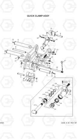 4400 QUICK CLAMP ASSY R140W-7, Hyundai