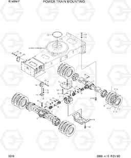 5010 POWER TRAIN MOUNTING R140W-7, Hyundai