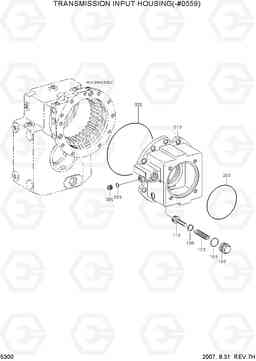 5300 TRANSMISSION INPUT HOUSING(-#0559) R140W-7, Hyundai