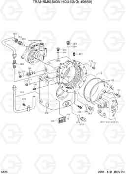 5320 TRANSMISSION HOUSING(-#0559) R140W-7, Hyundai