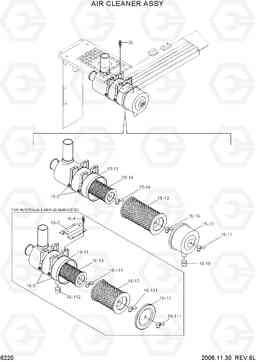 6220 AIR CLEANER ASSY R140W-7, Hyundai