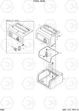 6280 TOOL BOX R140W-7, Hyundai