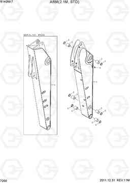 7200 ARM(2.1M, STD) R140W-7, Hyundai