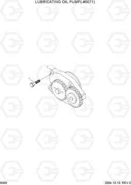 9300 LUBRICATING OIL PUMP(-#0071) R140W-7, Hyundai