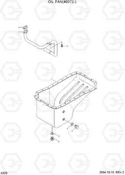 A320 OIL PAN(#0072-) R140W-7, Hyundai