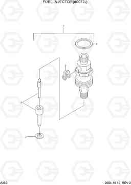 A350 FUEL INJECTOR(#0072-) R140W-7, Hyundai