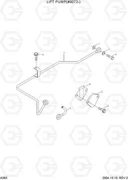 A390 LIFT PUMP(#0072-) R140W-7, Hyundai