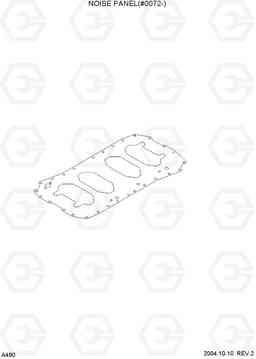 A490 NOISE PANEL(#0072-) R140W-7, Hyundai