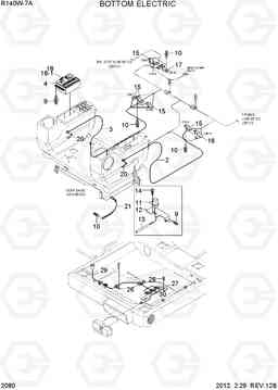 2080 BOTTOM ELECTRIC R140W-7A, Hyundai