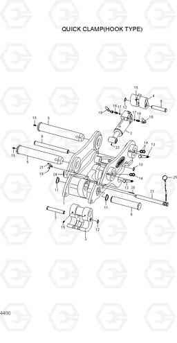 4400 QUICK CLAMP(HOOK TYPE) R140W-7A, Hyundai