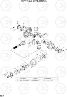 5210 REAR AXLE DIFFERENTIAL R140W-7A, Hyundai