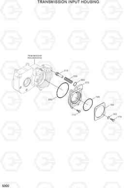 5300 TRANSMISSION INPUT HOUSING R140W-7A, Hyundai