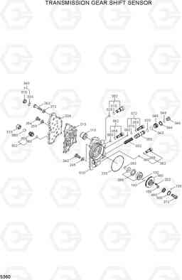 5360 TRANSMISSION GEAR SHIFT SENSOR R140W-7A, Hyundai