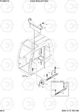 6010 CAB MOUNTING R140W-7A, Hyundai