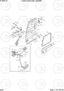 6050 CAB ASSY(4/6, DOOR) R140W-7A, Hyundai