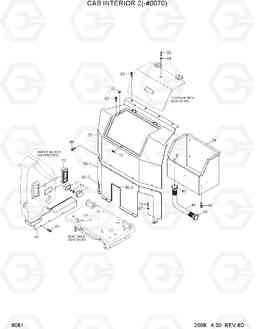 6081 CAB INTERIOR 2(-#0070) R140W-7A, Hyundai