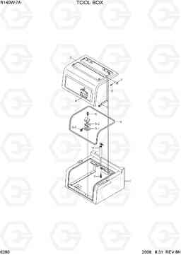 6280 TOOL BOX R140W-7A, Hyundai